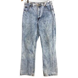 Vtg 80s Forenza Women's Acid Wash Jeans Sz 12 Avg High Waist 13" Cotton